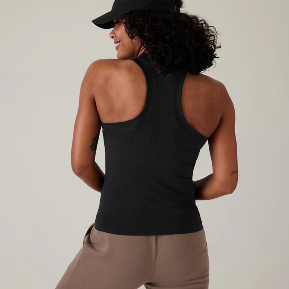 Athleta black racer back tank top - Picture 5 of 5